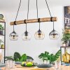 Koyoto Lampa wisząca, Kula świetlna, Lampa wisząca Ecru, Czarny, 4-punktowe