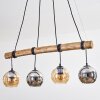 Koyoto Lampa wisząca, Kula świetlna, Lampa wisząca Ecru, Czarny, 4-punktowe