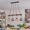 Koyoto Lampa wisząca, Kula świetlna, Lampa wisząca Ecru, Czarny, 4-punktowe