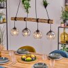 Koyoto Lampa wisząca, Kula świetlna, Lampa wisząca Ecru, Czarny, 4-punktowe