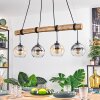 Koyoto Lampa wisząca, Kula świetlna, Lampa wisząca Ecru, Czarny, 4-punktowe
