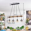 Koyoto Lampa wisząca, Kula świetlna, Lampa wisząca Ecru, Czarny, 4-punktowe