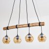 Ripoll Lampa wisząca, Kula świetlna, Lampa wisząca Ecru, Czarny, 4-punktowe