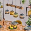 Koyoto Lampa wisząca, Kula świetlna, Lampa wisząca Ecru, Czarny, 4-punktowe