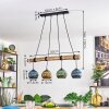 Koyoto Lampa wisząca, Kula świetlna, Lampa wisząca Ecru, Czarny, 4-punktowe