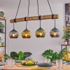 Koyoto Lampa wisząca, Kula świetlna, Lampa wisząca Ecru, Czarny, 4-punktowe