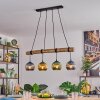 Koyoto Lampa wisząca, Kula świetlna, Lampa wisząca Ecru, Czarny, 4-punktowe