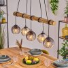 Koyoto lampa wisząca, kula świetlna, lampa wisząca kolory naturalne, czarny, 5-punktowe