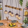 Koyoto lampa wisząca, kula świetlna, lampa wisząca kolory naturalne, czarny, 5-punktowe