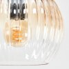 Koyoto lampa sufitowa, kula świetlna bursztynowy, przezroczysty, 6-punktowe