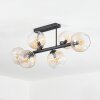 Koyoto Lampa sufitowa, Kula świetlna W kolorze bursztynu, Przezroczysty, 6-punktowe