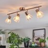 Saire Lampa sufitowa, Spot sufitowy Chrom, Nikiel matowy, 4-punktowe