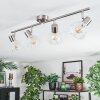 Saire Lampa sufitowa, Spot sufitowy Chrom, Nikiel matowy, 4-punktowe