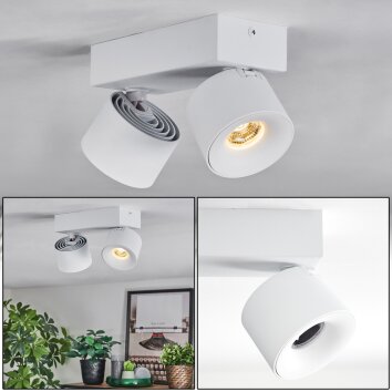 Narel Lampa sufitowa, Spot sufitowy LED Biały, 2-punktowe