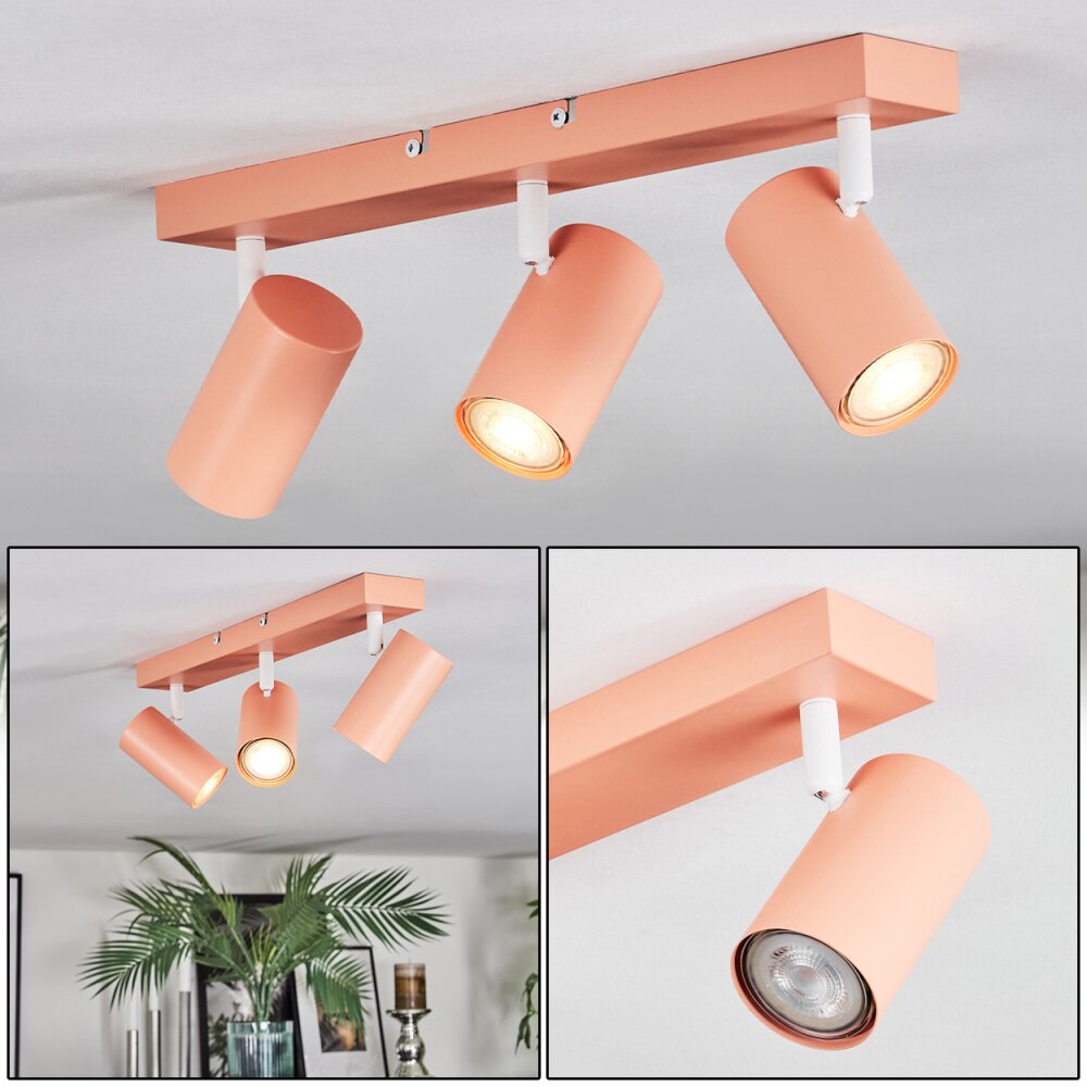 Javel Lampa sufitowa, Spot sufitowy Różowy, Biały, 3-punktowe main product photo