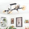 Koyoto lampa sufitowa, kula świetlna bursztynowy, przezroczysty, przydymiony, 8-punktowe
