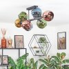 Koyoto lampa sufitowa, kula świetlna niebeieski, złoty, zielony, miedziany, 8-punktowe