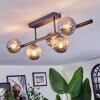 Chehalis Lampa sufitowa, Kula świetlna Czarny, 5-punktowe