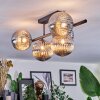 Chehalis Lampa sufitowa, Kula świetlna Czarny, 5-punktowe