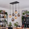 Gastor Lampa wisząca, Kula świetlna, Lampa wisząca Czarny, 6-punktowe
