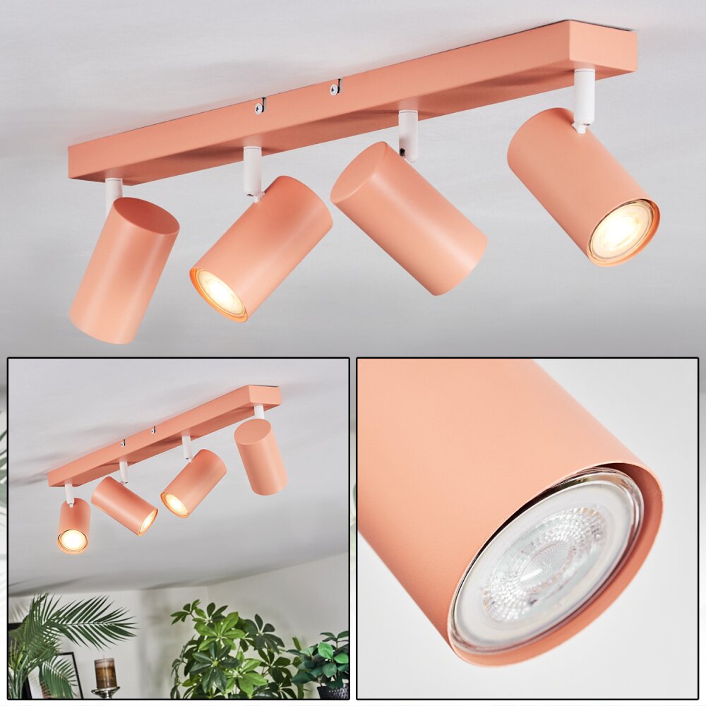 Javel Lampa sufitowa, Spot sufitowy Różowy, Biały, 4-punktowe main product photo