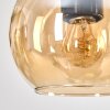 Koyoto lampa wisząca, kula świetlna, lampa wisząca kolory naturalne, czarny, 4-punktowe