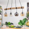 Ripoll Lampa wisząca, Kula świetlna, Lampa wisząca Ecru, Czarny, 4-punktowe