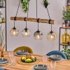 Ripoll Lampa wisząca, Kula świetlna, Lampa wisząca Ecru, Czarny, 4-punktowe