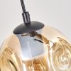 Ripoll lampa wisząca, kula świetlna, lampa wisząca kolory naturalne, czarny, 4-punktowe