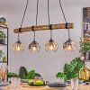 Ripoll Lampa wisząca, Kula świetlna, Lampa wisząca Ecru, Czarny, 4-punktowe