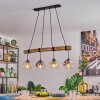 Ripoll lampa wisząca, kula świetlna, lampa wisząca kolory naturalne, czarny, 4-punktowe