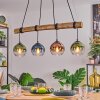 Koyoto Lampa wisząca, Kula świetlna, Lampa wisząca Ecru, Czarny, 4-punktowe