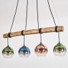 Koyoto Lampa wisząca, Kula świetlna, Lampa wisząca Ecru, Czarny, 4-punktowe