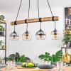 Koyoto Lampa wisząca, Kula świetlna, Lampa wisząca Ecru, Czarny, 4-punktowe