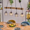 Koyoto Lampa wisząca, Kula świetlna, Lampa wisząca Ecru, Czarny, 4-punktowe