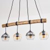 Koyoto Lampa wisząca, Kula świetlna, Lampa wisząca Ecru, Czarny, 4-punktowe