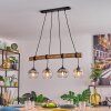 Koyoto Lampa wisząca, Kula świetlna, Lampa wisząca Ecru, Czarny, 4-punktowe