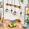 Koyoto Lampa wisząca, Kula świetlna, Lampa wisząca Ecru, Czarny, 4-punktowe