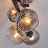 Koyoto lampa sufitowa, kula świetlna przezroczysty, przydymiony, 6-punktowe