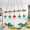 Koyoto lampa wisząca, kula świetlna, lampa wisząca kolory naturalne, czarny, 5-punktowe