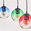 Koyoto lampa wisząca, kula świetlna, lampa wisząca kolory naturalne, czarny, 5-punktowe