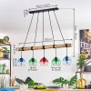 Koyoto lampa wisząca, kula świetlna, lampa wisząca kolory naturalne, czarny, 5-punktowe