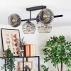 Ripoll Lampa sufitowa, Kula świetlna Chrom, Przezroczysty, Przydymiony, 5-punktowe