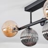 Chehalis Lampa sufitowa, Kula świetlna Czarny, 5-punktowe