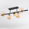 Chehalis Lampa sufitowa, Kula świetlna Czarny, 5-punktowe