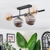 Chehalis Lampa sufitowa, Kula świetlna Czarny, 5-punktowe