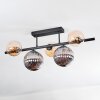 Chehalis Lampa sufitowa, Kula świetlna Czarny, 5-punktowe