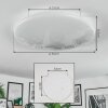 Peran Lampa sufitowa LED Biały, 1-punktowy, Zmieniacz kolorów