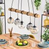 Ripoll Lampa wisząca, Kula świetlna, Lampa wisząca Ecru, Czarny, 5-punktowe