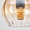 Koyoto Lampa wisząca, Kula świetlna, Lampa wisząca Ecru, Czarny, 5-punktowe